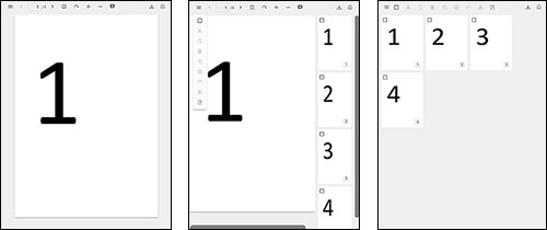 The different ways of viewing images.