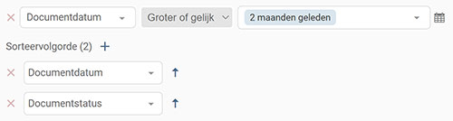 Het bepalen van de sorteervolgorde