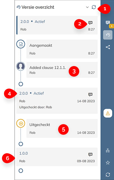 Werken met documentversies in Xtendis 7 (document uitchecken en ...