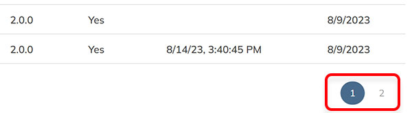 Search results are grouped when there are too many to fit on a page