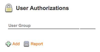 The User Authorizations section on the Brand Maintenance page