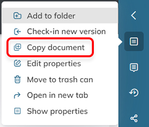 The Re-index option in the Document menu