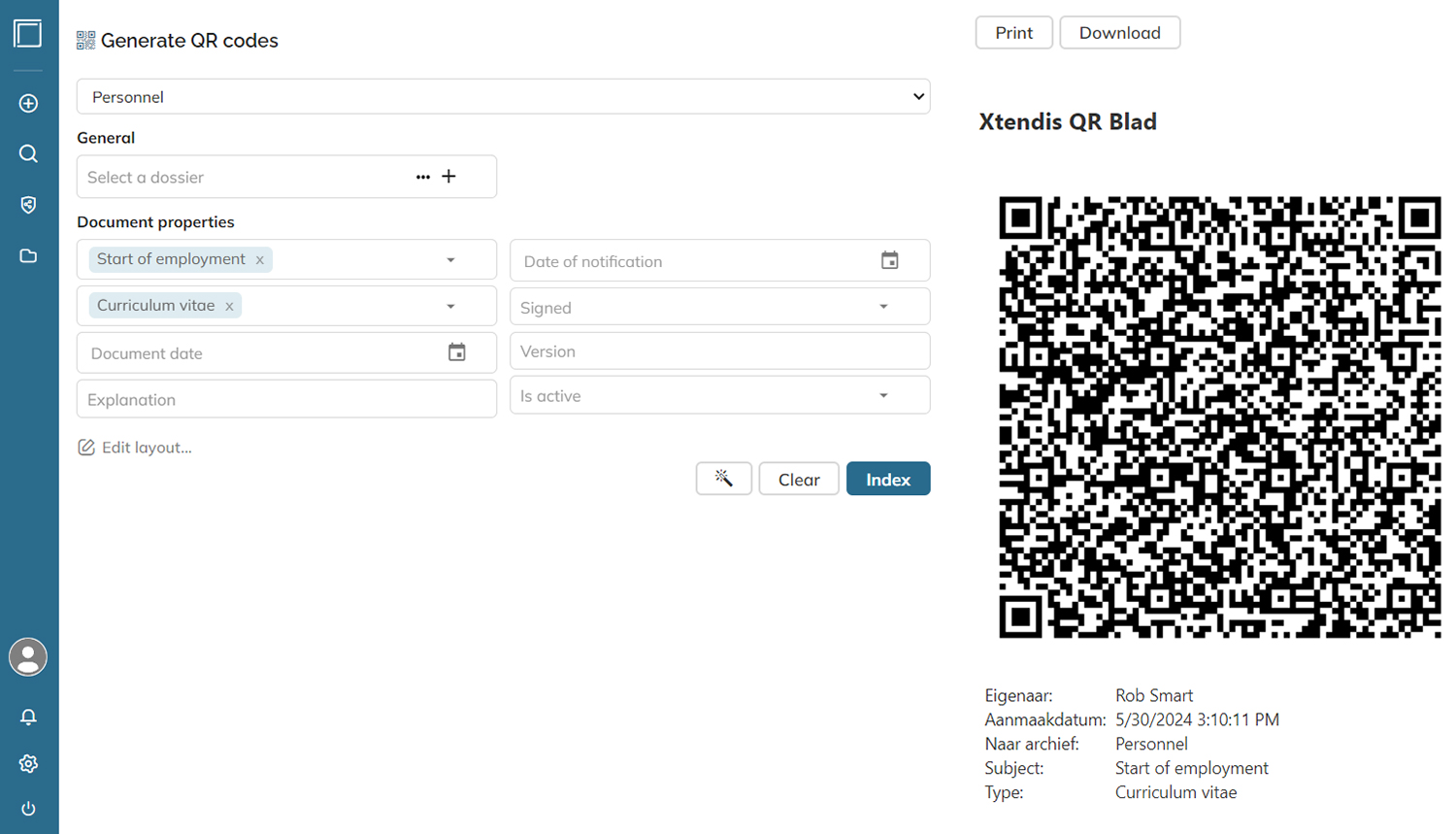 The New QR code page