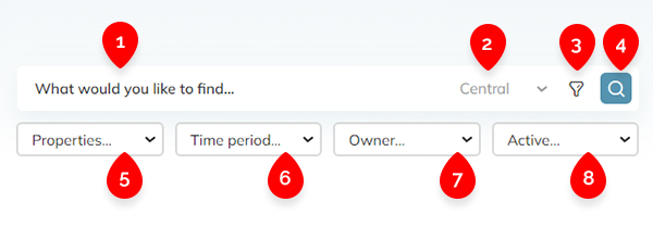 The components of the Quick Find option