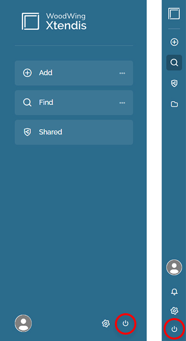 The Log Out icon.
