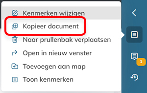 De optie Opnieuw indexeren in het menu Document