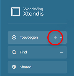 Er verschijnt een pluspictogram wanneer u de muisaanwijzer over de knop Toevoegen beweegt