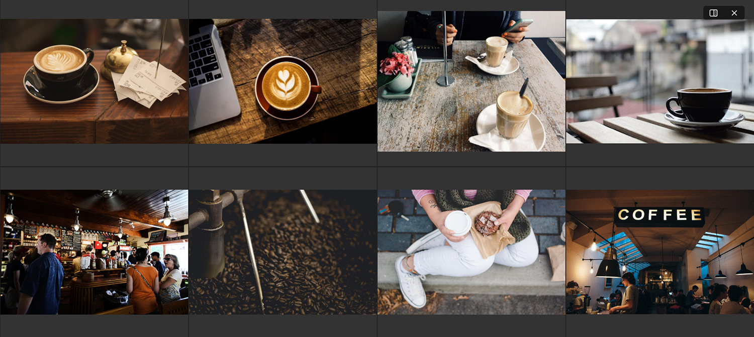 Comparing 8 files in Fullscreen view