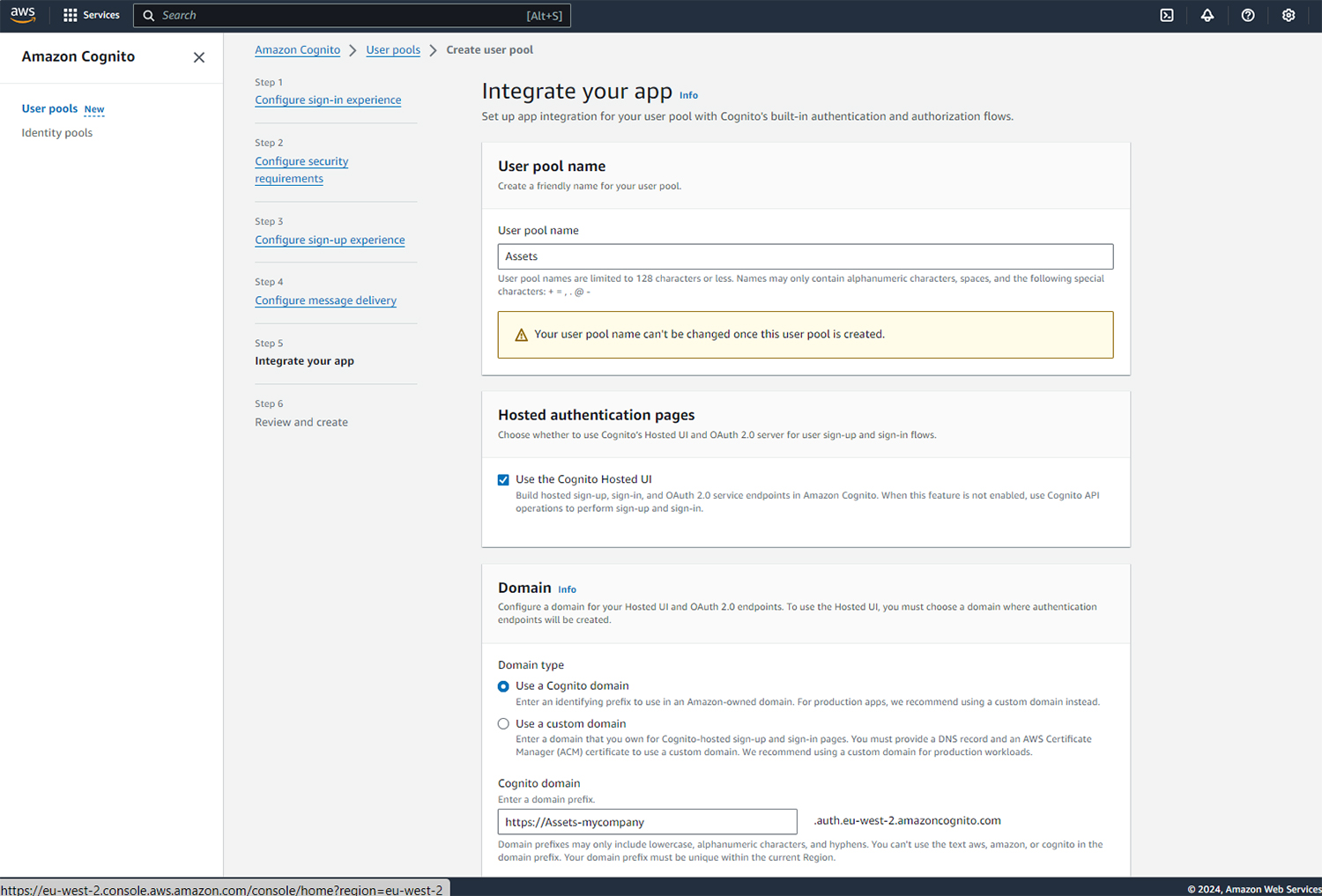The app client settings.