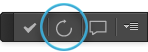 The Update Geometry icon in the Smart Connection toolbar