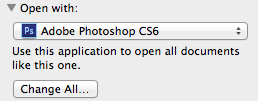 Mac Finder Open With