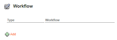The Workflow options on the Brand Maintenance page