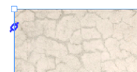 The chain icon on an image frame