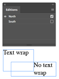 Text wrap example - wrap applied