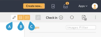 The Print editor View options