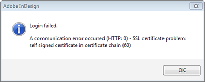 The SSL error