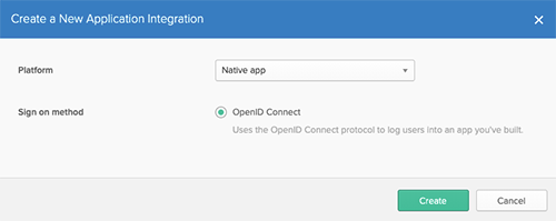 Setting the platform and sign on method