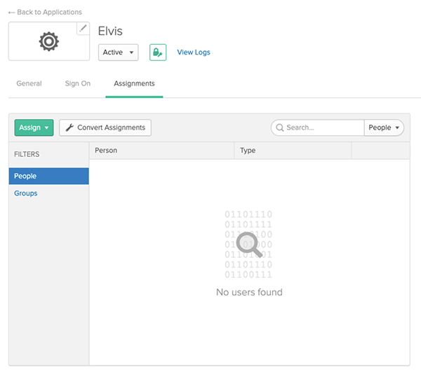 Assigning users and groups