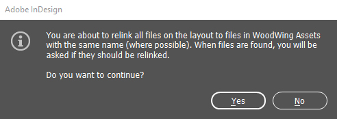 Relinking all files on the layout