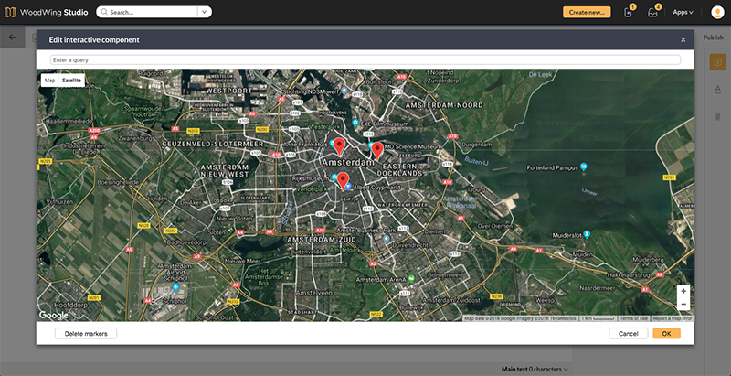 Editing a Google Map