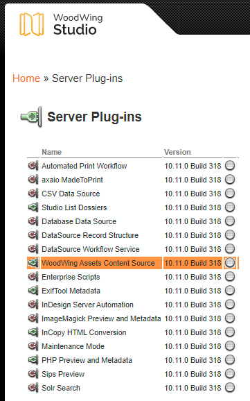 The Assets Server Content Source plug-in