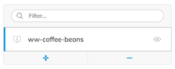 The list of Portals on the Portals page