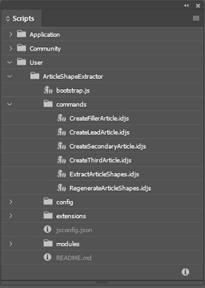 The ArticleShapeExtractor script in InDesign