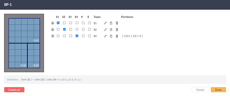 An example of setting up a blueprint in the Blueprint editor