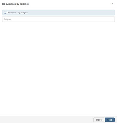 An example of entering a value when opening a folder